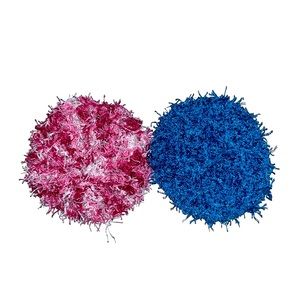 HAND CRAFTED Crocheted Colorful Reusable Polyester Kitchen Scrubbing Pads